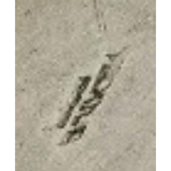 Vintage Mexico 925 Sterling Silver Block Pink Inlay Pendant Earrings Set - Picture 5 of 7